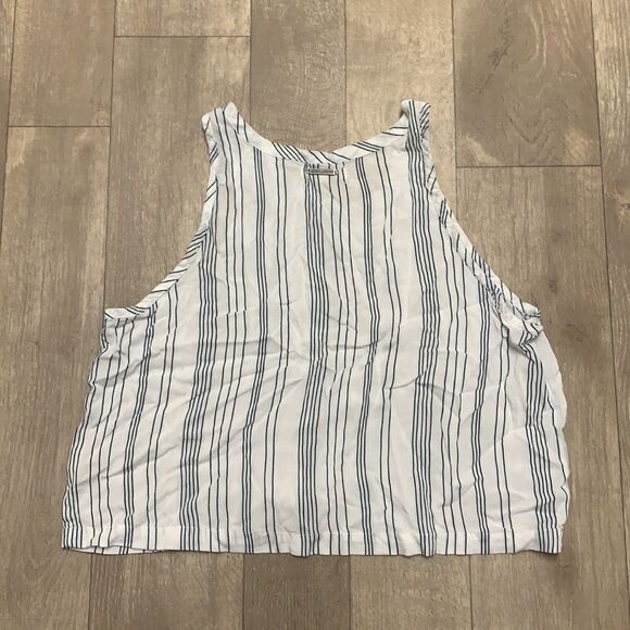 ‎Womens Billabong Striped Crop Tanktop - Picture 2 of 6